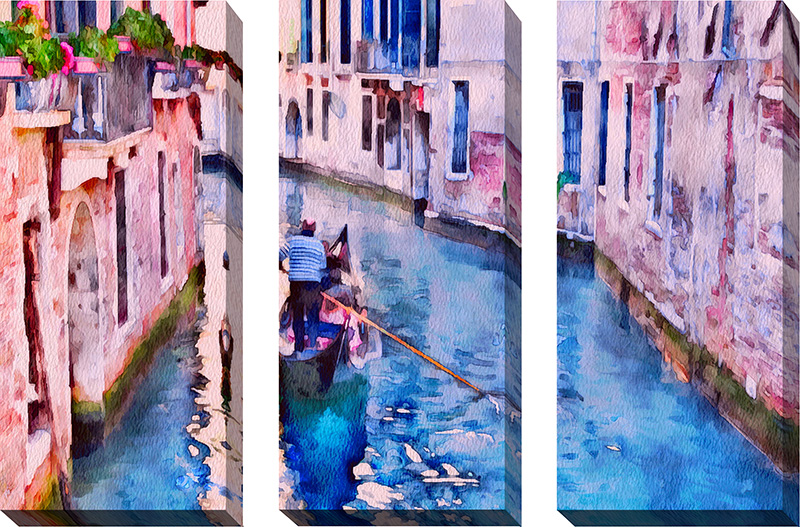 Venice Canals Watercolor XII